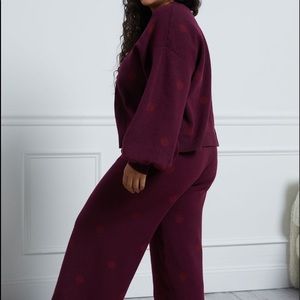 Harper Wide Leg 2 piece Lounge Set